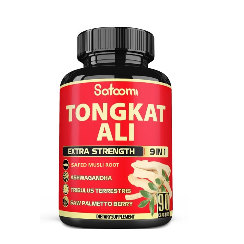 Sotcom Extra Strength 9-in-1 Tongkat Ali Powerful Blend With Ashwagandha Tribulus & Saw Palmetto 90 Capsules